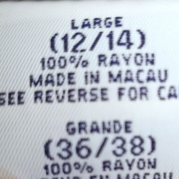 WHITE STAG BLACK,BEIGE, & RUST DRESS SZ.L EUC - Picture 7 of 8